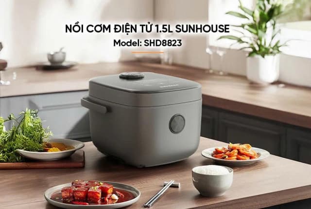 So sánh giá Nồi cơm điện tử Sunhouse 1.5 lít SHD8823 rẻ nhất? - Ảnh 3