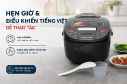 Nồi cơm điện tử Sunhouse 1.8 lít SHD8909B - Giá rẻ nhất hôm nay - Ảnh 5