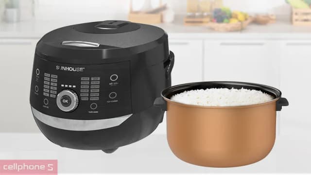 So sánh giá Nồi cơm điện tử Sunhouse 1.8 lít SHD8911 rẻ nhất? - Ảnh 5