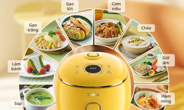 So sánh giá Nồi cơm điện tử Tefal 0.72 lít RK5352Y0 rẻ nhất? - Ảnh 17