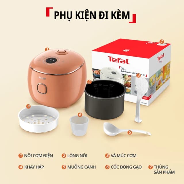 So sánh giá Nồi cơm điện tử Tefal 0.72 lít RK535TY0 rẻ nhất? - Ảnh 10