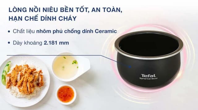 So sánh giá Nồi cơm điện tử Tefal 1.8 lít Delirice RK7711Y0 rẻ nhất? - Ảnh 6
