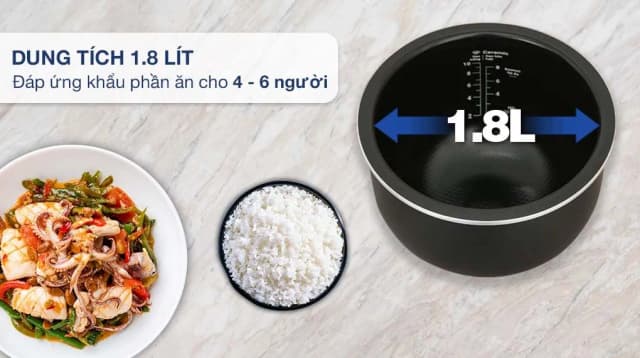 So sánh giá Nồi cơm điện tử Tefal 1.8 lít Delirice RK7711Y0 rẻ nhất? - Ảnh 9