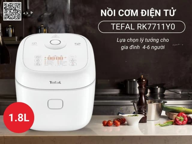 So sánh giá Nồi cơm điện tử Tefal 1.8 lít Delirice RK7711Y0 rẻ nhất? - Ảnh 10