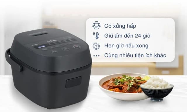 Nồi cơm điện tử Toshiba 1 lít RC-10DR5UVN(H) - Ảnh 4