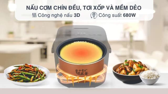 So sánh giá Nồi cơm điện tử Toshiba 1 lít RC-10DR5UVN(H) rẻ nhất? - Ảnh 18