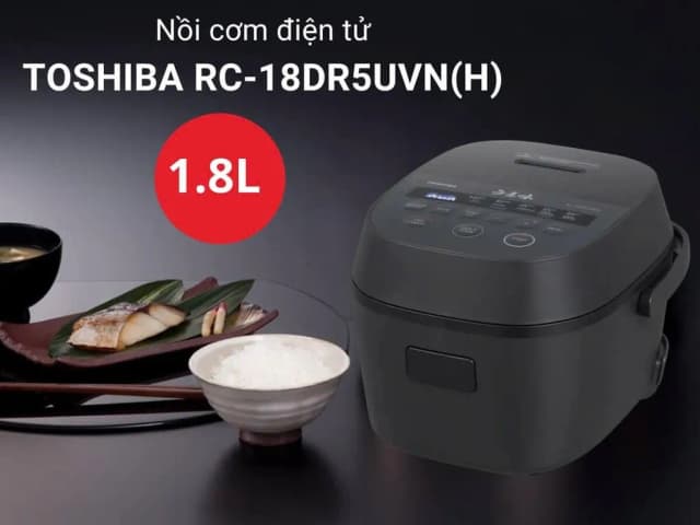 So sánh giá Nồi cơm điện tử Toshiba 1.8 lít RC-18DR5UVN(H) rẻ nhất? - Ảnh 3