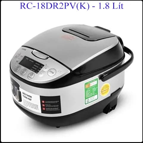 Nồi cơm điện tử Toshiba 1.8 lít RC-18DR2PV(K) - Ảnh 7