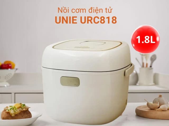So sánh giá Nồi cơm điện tử Unie 1.8 lít URC818P rẻ nhất? - Ảnh 3