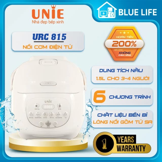 So sánh giá Nồi cơm điện tử Unie 1.8 lít URC818P rẻ nhất? - Ảnh 4