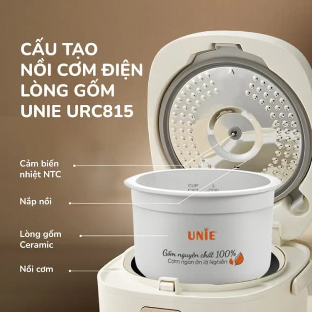 So sánh giá Nồi cơm điện tử Unie 1.8 lít URC818P rẻ nhất? - Ảnh 10