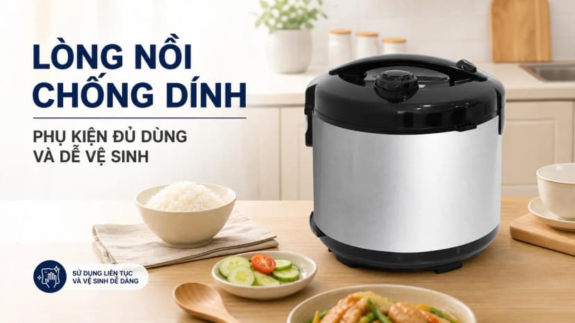 Nồi cơm nắp gài BlueStone 1.2 lít RCB-5517 - Giá rẻ nhất hôm nay - Ảnh 5