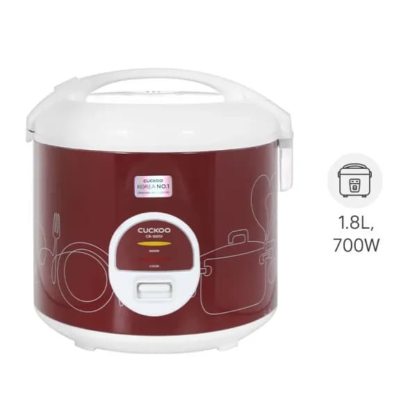 Nồi cơm nắp gài Cuckoo 1.8 lít CR-1001V/RDWHCRVNCV - Ảnh 7