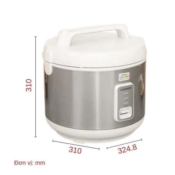 So sánh giá Nồi cơm nắp gài Cuckoo 2.52 lít CR-1415 rẻ nhất? - Ảnh 9