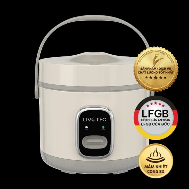 So sánh giá Nồi cơm nắp gài Livotec 1.8 lít LRC-6218B rẻ nhất? - Ảnh 11
