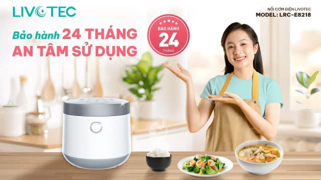 So sánh giá Nồi cơm nắp gài Livotec 1.8 lít LRC-6218B rẻ nhất? - Ảnh 16