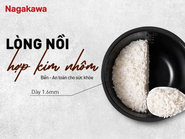 Top 1 so sánh giá Nồi cơm nắp gài Nagakawa 1.8 lít NRC3836 - Tìm sản phẩm giá rẻ nhất - Ảnh 18