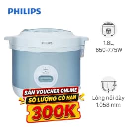 So sánh giá Nồi cơm nắp gài Philips 1.8 lít HD3008/32 - Tìm sản phẩm giá rẻ nhất - Ảnh 1