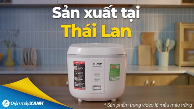 So sánh giá Nồi cơm nắp gài Sharp 1.8 lít KS-PR18ETV-VA rẻ nhất? - Ảnh 3