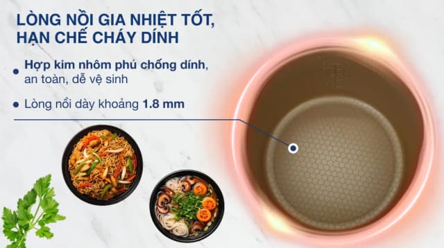 So sánh giá Nồi cơm nắp gài Sunhouse 1.8 lít SHD8663G rẻ nhất? - Ảnh 15