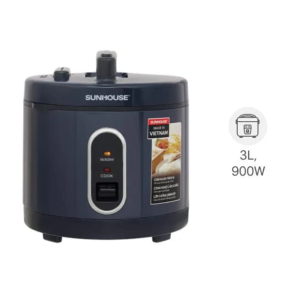 Nồi cơm nắp gài Sunhouse 3 lít SHD8309 - Ảnh 5