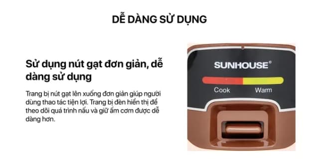 So sánh giá Nồi cơm nắp gài Sunhouse 1 lít SHD8208C rẻ nhất? - Ảnh 18