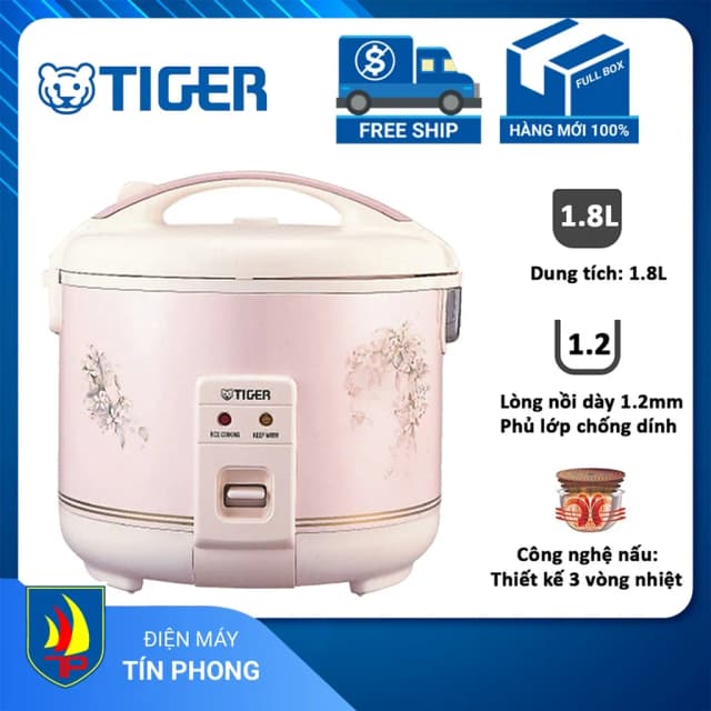 Top 1 so sánh giá Nồi cơm nắp gài Tiger 1.8 lít JNP-1800 - Tìm sản phẩm giá rẻ nhất - Ảnh 42