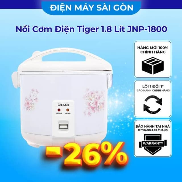 Top 1 so sánh giá Nồi cơm nắp gài Tiger 1.8 lít JNP-1800 - Tìm sản phẩm giá rẻ nhất - Ảnh 48