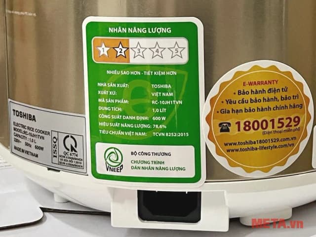 So sánh giá Nồi cơm nắp gài Toshiba 1 lít RC-10JH1TVN(N) rẻ nhất? - Ảnh 14