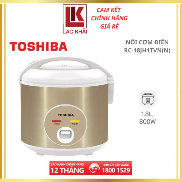 So sánh giá Nồi cơm nắp gài Toshiba 1 lít RC-10JH1TVN(N) rẻ nhất? - Ảnh 6