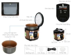 Nồi cơm nắp rời Bluestone 1.8 lít CRB-5419 - Giá rẻ nhất hôm nay - Ảnh 2