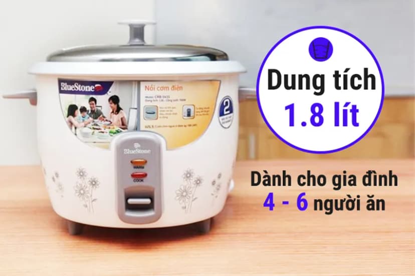 Nồi cơm nắp rời Bluestone 1.8 lít CRB-5419 - Giá rẻ nhất hôm nay - Ảnh 17