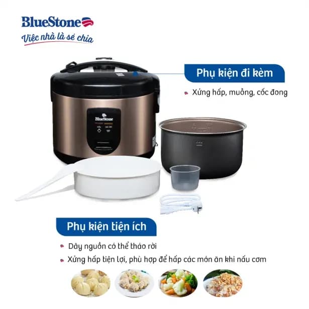 Nồi cơm nắp rời Bluestone 2.8 lít CRB-5429 - Giá rẻ nhất hôm nay - Ảnh 17