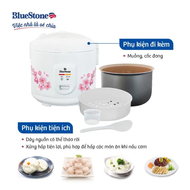 Top 1 so sánh giá Nồi cơm nắp rời Bluestone 2.8 lít CRB-5429 - Tìm sản phẩm giá rẻ nhất - Ảnh 9