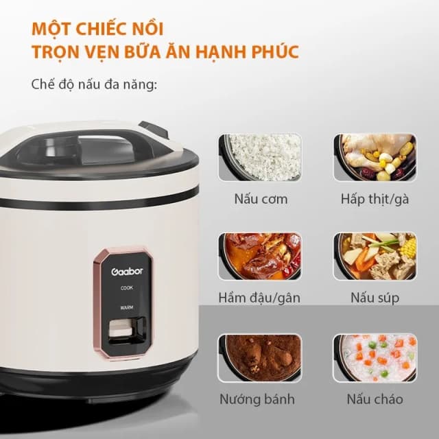 So sánh giá Nồi cơm nắp rời Gaabor 1.8 lít RC-40M01A rẻ nhất? - Ảnh 15