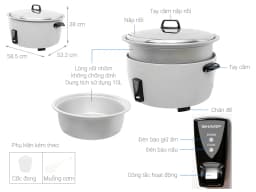 So sánh giá Nồi cơm nắp rời Paveden 10 lít PRC-1030GR - Tìm sản phẩm giá rẻ nhất - Ảnh 13