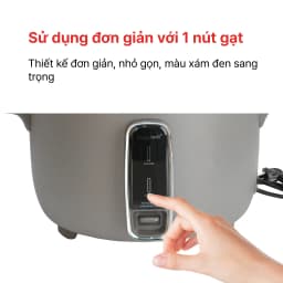 Nồi cơm nắp rời Paveden 5.6 lít PRC-619GR - Giá rẻ nhất hôm nay - Ảnh 10