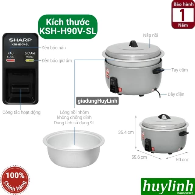 So sánh giá Nồi cơm nắp rời Sharp 6.5 lít KSH-H65V-SL rẻ nhất? - Ảnh 18