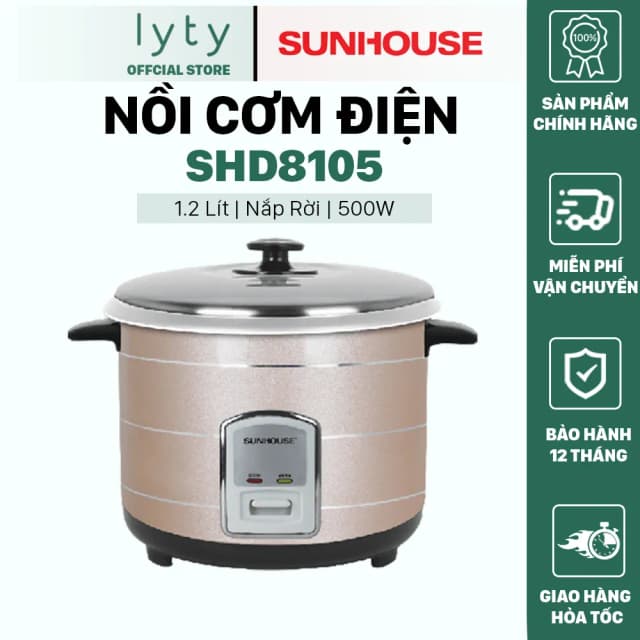 Top 1 so sánh giá Nồi cơm nắp rời Sunhouse 1.2 lít SHD8105 - Tìm sản phẩm giá rẻ nhất - Ảnh 15