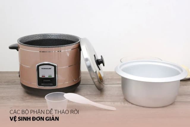 Top 1 so sánh giá Nồi cơm nắp rời Sunhouse 1.2 lít SHD8105 - Tìm sản phẩm giá rẻ nhất - Ảnh 3