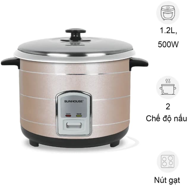 Top 1 so sánh giá Nồi cơm nắp rời Sunhouse 1.2 lít SHD8105 - Tìm sản phẩm giá rẻ nhất - Ảnh 5