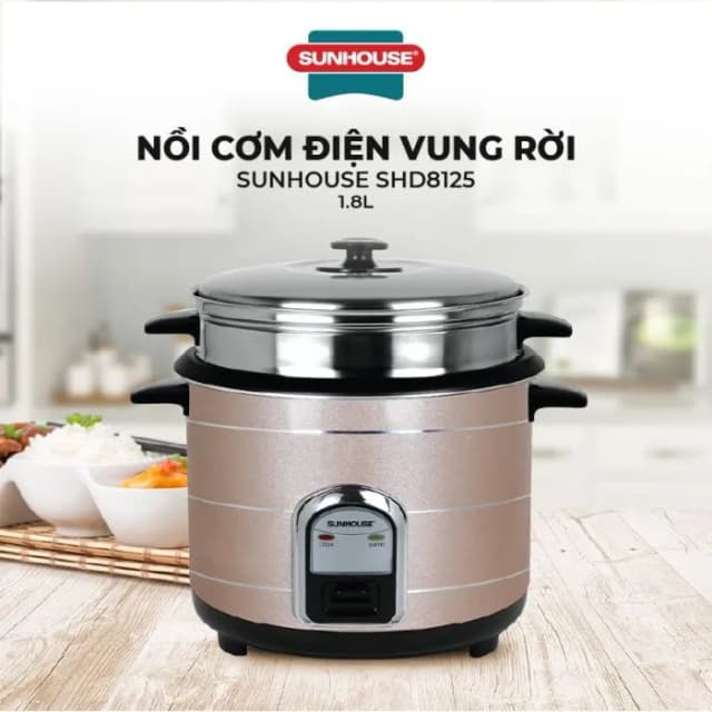 So sánh giá Nồi cơm nắp rời Sunhouse 1.8 lít SHD8125 rẻ nhất? - Ảnh 7