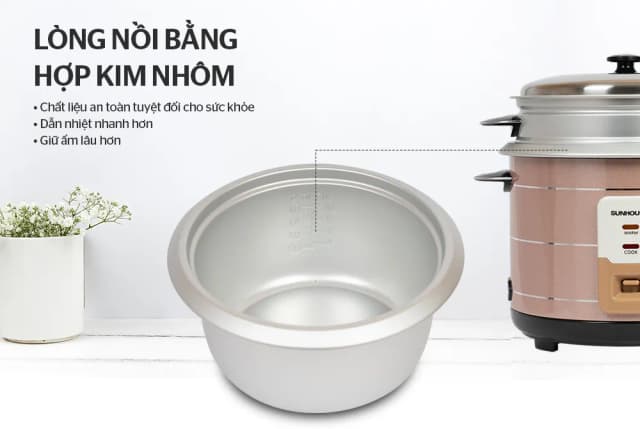 So sánh giá Nồi cơm nắp rời Sunhouse 1.8 lít SHD8125 rẻ nhất? - Ảnh 8
