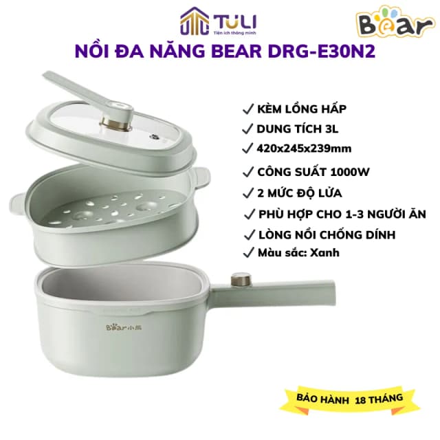 So sánh giá Nồi lẩu điện Bear MC-4H12H 1.2 lít rẻ nhất? - Ảnh 5