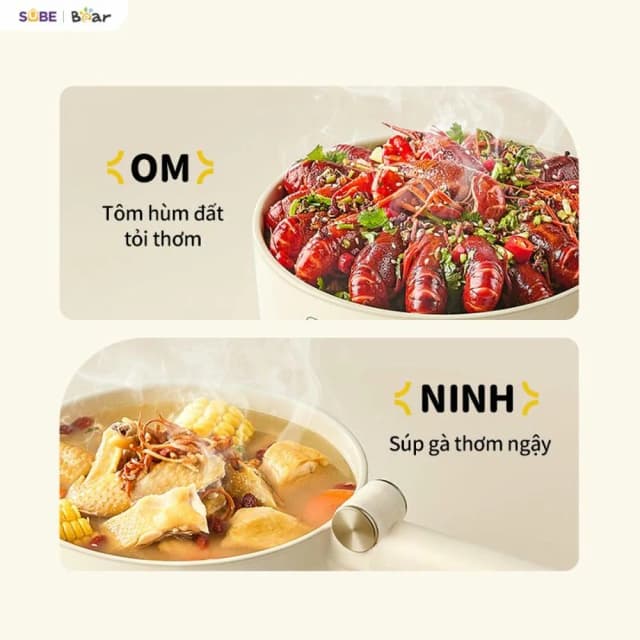 Top 1 so sánh giá Nồi lẩu điện Bear MC-4H16G 1.6 lít - Tìm sản phẩm giá rẻ nhất - Ảnh 13