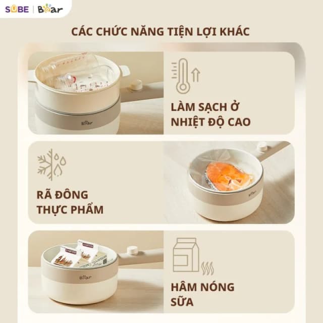 Top 1 so sánh giá Nồi lẩu điện Bear MC-4H16G 1.6 lít - Tìm sản phẩm giá rẻ nhất - Ảnh 14