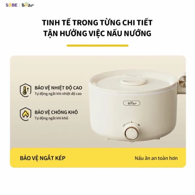 Top 1 so sánh giá Nồi lẩu điện Bear MC-4H16G 1.6 lít - Tìm sản phẩm giá rẻ nhất - Ảnh 4