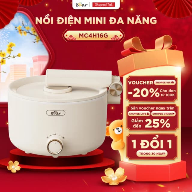 Top 1 so sánh giá Nồi lẩu điện Bear MC-4H16G 1.6 lít - Tìm sản phẩm giá rẻ nhất - Ảnh 10
