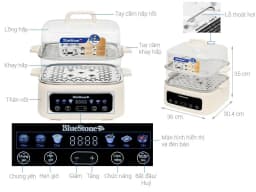 So sánh giá Nồi lẩu hấp đa năng BlueStone MPB-7238 17 lít - Tìm sản phẩm giá rẻ nhất - Ảnh 8