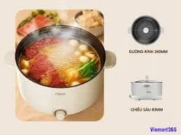 So sánh giá Nồi lẩu điện đa năng AQUA AQS-EP3Y 2.4 lít rẻ nhất? - Ảnh 13